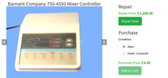 Barnant 750-4530 Mixer Controller 115VAC 50/60Hz 2.3A Used – Tested – Cleaned