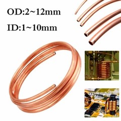1M Soft Copper Tube Coil 2-12mm OD T2 Pipe Air Conditioning Refrigeration Tubing