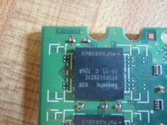 Hynix HYMP512U64CP8-Y5 AB 1GB Memory Bd PC2-5300U-555-12 Y5 AB-C