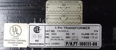 Rex Manufacturing CS2000LA Step Down Transformer 1-PH 240/480V to 120V (2000VA)