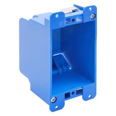 5-Pack 1-Gang Electric Outlet/Switch Box Old Work Remodel ETL 14 Cu In PVC Blue