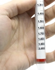 Universal Laboratory Hydrometer in Hard Plastic Case- Measure Specific Gravity