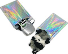 4X8 Holographic, Sunset Peach Bubble Mailers, Metallic Padded Shipping Mailing