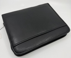 New Avery Powercase Black Leatherette Zippered 3-Ring Binder Organizer