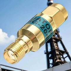 2 Watt 15dB SMA Type Fixed Damper – 2W RF Fixed Attenuator SMA Plug 6Ghz