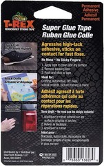 T-Rex Double Sided Super Glue Tape, 0.75 Inches by 5 Yards