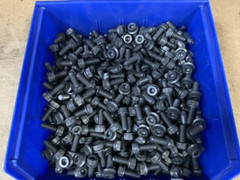 M10 X 25mm Socket Head Flange Cap Screws Class 100 Black BN1392