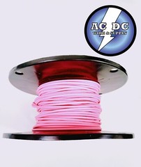 AUTOMOTIVE WIRE 10 AWG HIGH TEMP GXL WIRE PINK 100 FT ON A SPOOL MADE IN U.S.A