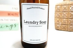 3.55″ X 4.55″ Waterproof Vinyl Labels for Bottle Custom Label Hand Dish Soap