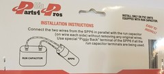 SPP6 Hard Start Kit Capacitor Relay 1/2HP-10HP Increases Torque 500% (10x)