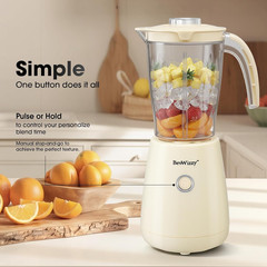 Blender for Smoothies and Shakes, Peak 350W Single Serve Mixer with Stainless St