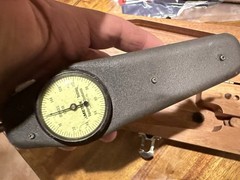 AMETEK Hunter Spring LP-100 Mechanical Force Gauge Push Pull Tester w/ Wood Case