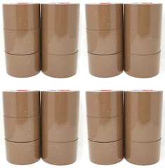 (24) Rolls Tan Brown Packing Tapes 2.75 Inch 95 Yards 2.0 Mil