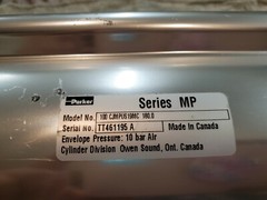 Parker 100 CJMPUS 19MC 180.00 MP Series Cylinder 100mm Bore 180mm Stroke. NOS