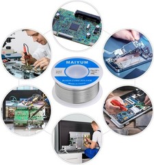 63-37 Tin Lead Rosin Core Solder Wire for Electrical Soldering 0.8mm 50g