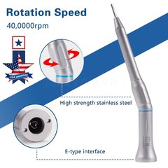 Dental Surgical Surgery Operation 20º 1:1 Straight Contra Angle Handpiece SANDEN