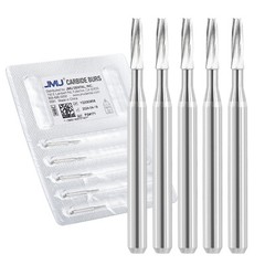 JMU Dental Carbide Burs High Speed FG Taper Fissure 5pcs/pk