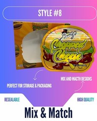 3.5g Mylar Bags w/ Display Box | Resealable Smell Proof | 12-128 Pack Options