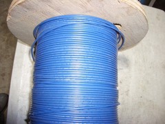 over 350ft roll 16awg TFFN/MTW stranded copper machine tool wire blue