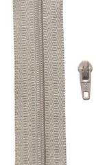Gp 0,75 €/m, 25 Meter Reißverschluss hell beige Spirale 3 mm + 50 Schieber YKK