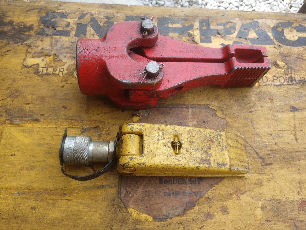 Lot of Enerpac & Blackhawk Duck Bill Spreader Jaw Hydraulic Attachment