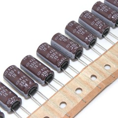 10x 10UF 350V RUBYCON Electrolytic Capacitors 350V10UF 10×20 mm
