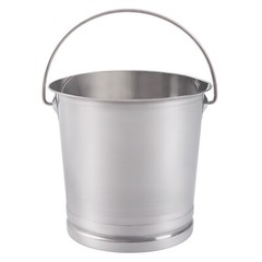 Stainless Steel Milk Pail Bucket with Lid Handle 8.5 Qt Milk Pail Stainless