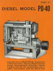 Early IH International Power Units Color Brochure Gasoline Distillate Diesel Gas