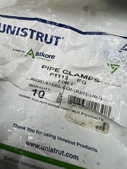 QTY 20 Unistrut Pipe Clamp P1113EG For 1″ Rigid Conduit 1.315″ ID Galvanized