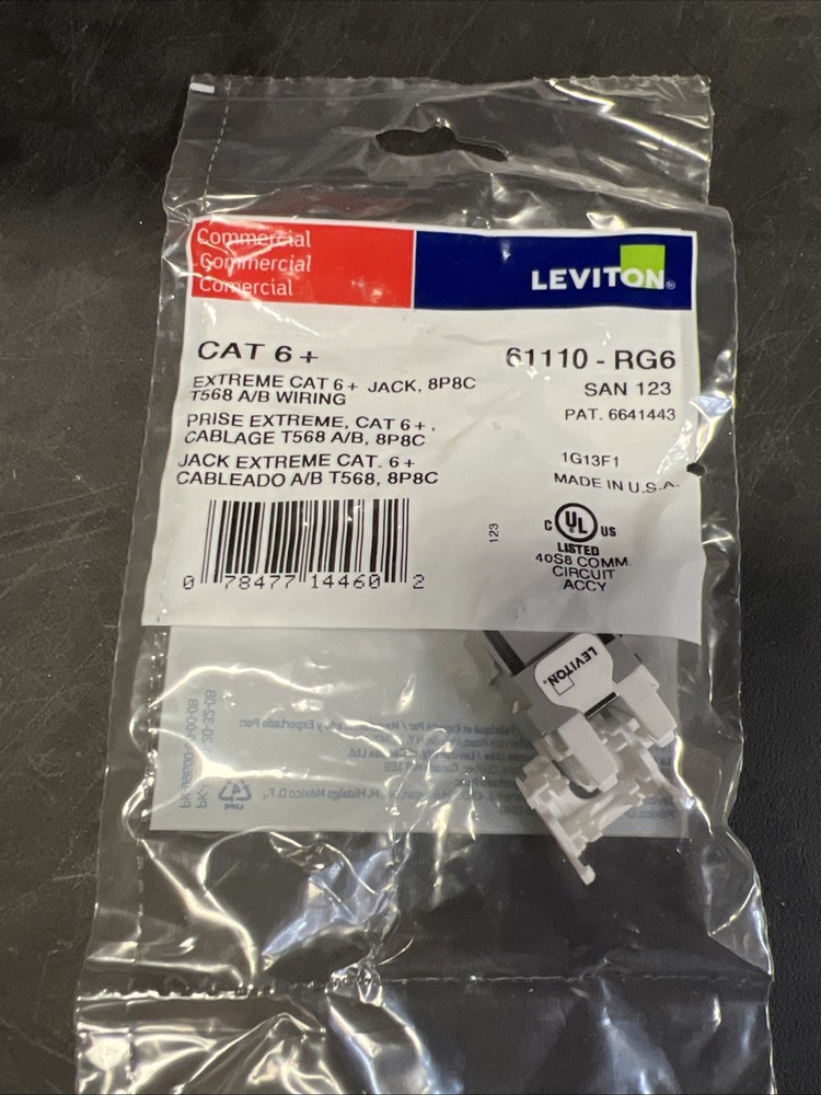 LEVITON 61110-RG6 / 61110RG6 New