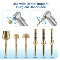 Dental Maxillary Sinus Lift Drills Kit Lateral Approach Stoppers Elevation