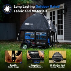 DuroMax DMX-GTX Open Frame Generator Tent All Weather Cover Kit