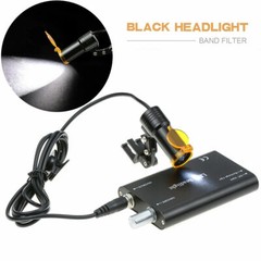 Dental Surgical 5W LED Headlight Lamp with Filter without Battery for Loupes US