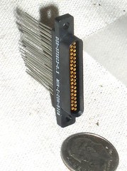 1 MIN-E-CON DSR-37S6C3-0.5 F FEMALE PIN SOCKET PCB PWB CONNECTOR RECEPTACLE PLUG