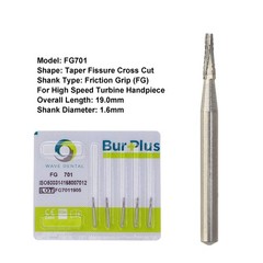 Wave Dental Surgical Burs 25mm Carbide FG Bur Round Taper Straight High Speed