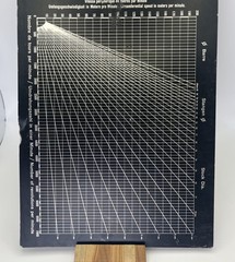 Usines Tornos R10 Speed Threading Chart Plate T347 Moutier Suisse Screw Machine