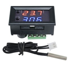 1-10Piece DC12V W1209WK Digital Thermostat Temperature Control + NTC 10K Sensor