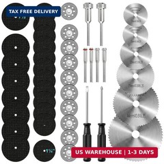 Cutting Wheel Set, 44Pcs Pro Cutting Wheels Kit for Dremel Cut Off Wheels, Resin