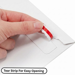 Rigid Photo Document Mailers Shipping Envelopes White 100 Pieces 9.75″ x 12.25″