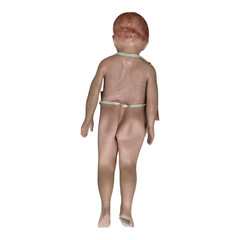 1980 Simulaids Sani Baby Boy CPR Training Manikin