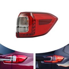 2019-2023 Subaru Ascent Right LED Tail Light Outer Clear&Red Lens Black Housing