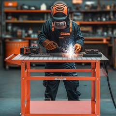 VEVOR Welding Table 40″x24″ Welding Table with 800LBS Static Weight Capacity