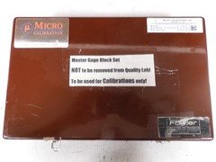 Fowler Ceramic Gage Block Set – 81 pcs. – Grade 2, Metric, Rectangular – QG64