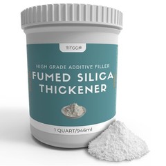 1 Quart 100% Pure Fumed Silica Powder, Advanced Thickener for 1 Quart, White