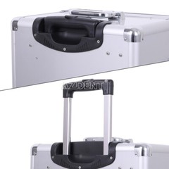 Dental Portable Mobile Delivery Unit Cart+Air Compressor+Scaler+Curing Light USA