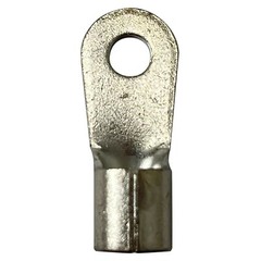 (25) Non-Insulated 6 Gauge #10 Ring Terminal Uninsulated Bare Wire Connector USA