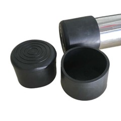 Black 12 16 19 20 25 28 32 35 45-50mm Rubber Chair Table Feet Pipe Tube End Cap