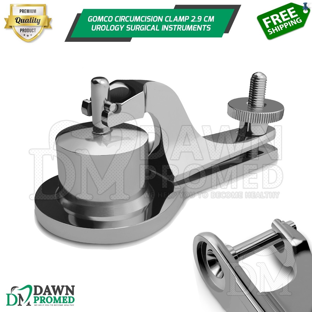 Gomco Circumcision Clamp 2.9 cm Children Boys Urology Surgical German Grade