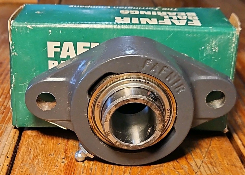 Fafner YCJT 1 Flanged Standard-duty Ball Bearing 1″ Bore 2-Bolt *FAST FREE SHIP*
