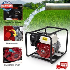 6.5 HP 4 Stroke 2inch Gas Water Pump Semi-Trash Water Pump Transfer Pump 200cc